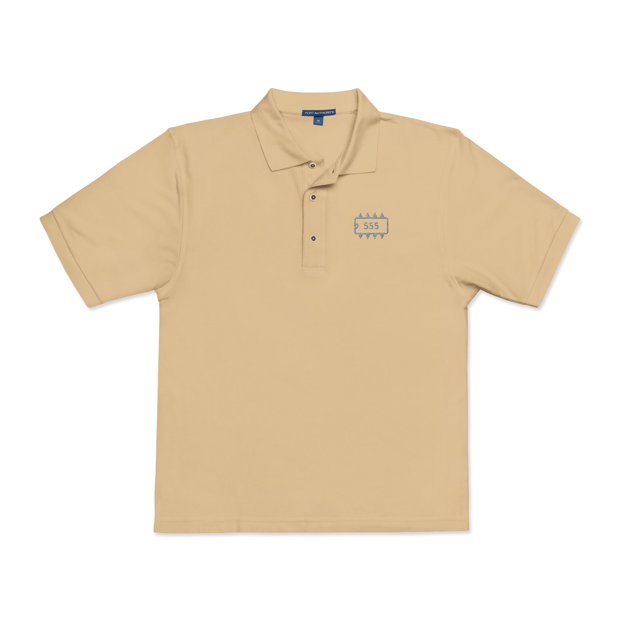 555 Timer Chip Retro-Tech Polo Shirt | Electronic Engineer Tribute