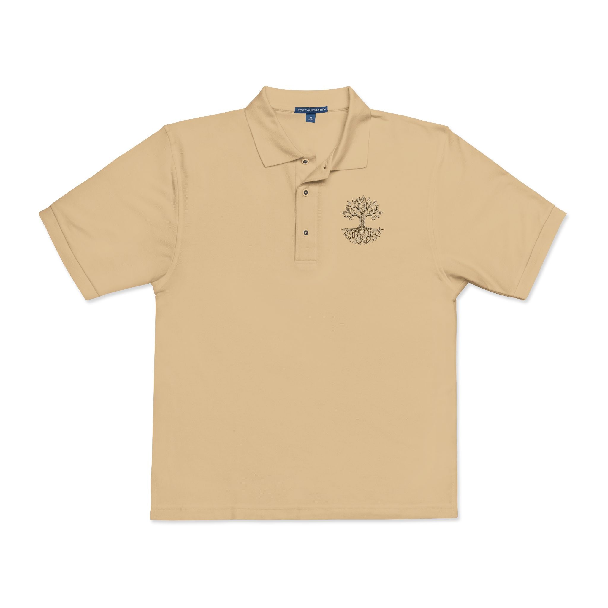 Circuit Tree Embroidered Polo — Tech Engineer Polo Shirt